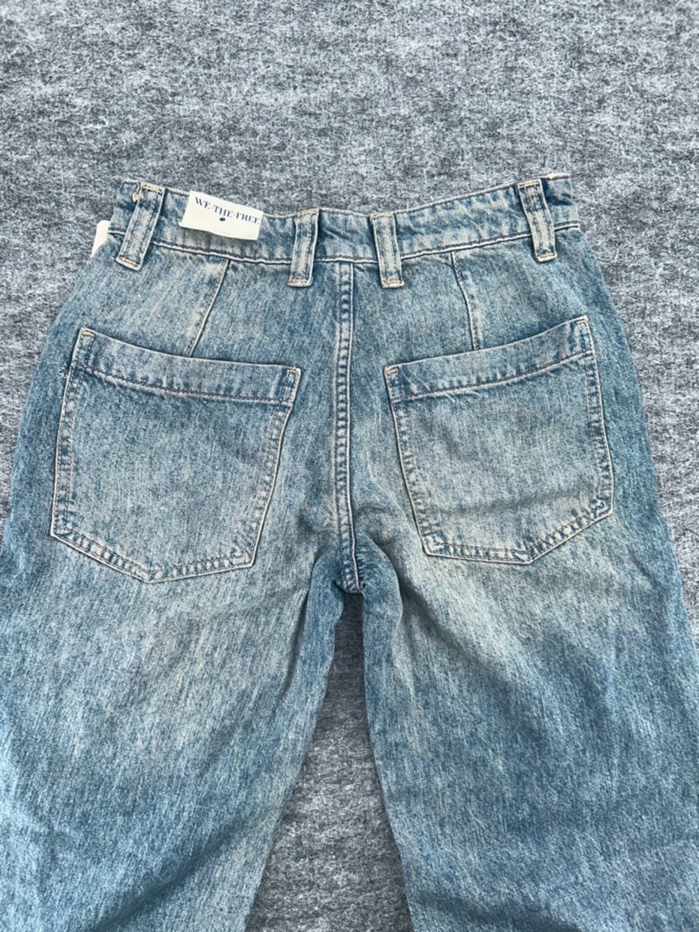 We The Free Women’s Perfect Storm Flare Jeans Light ht Blue Wash Size 24 S New - Picture 9 of 11